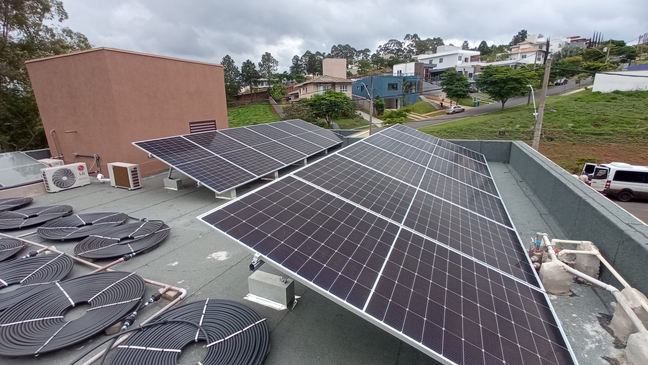 Instalação de Usina Fotovoltaica – Residencial das Minas – Alphaville MG